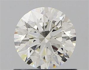 Picture of Natural Diamond 0.70 Carats, Round with Excellent Cut, J Color, VS1 Clarity and Certified by GIA