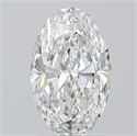 Natural Diamond 1.20 Carats, Oval with  Cut, D Color, VS1 Clarity and Certified by GIA