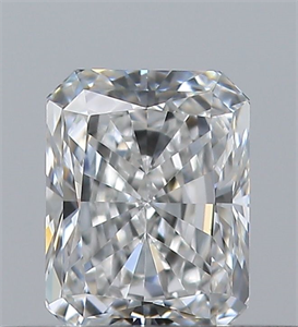 Foto Diamante Natural 0.38 quilates, Radiante , Color F, claridad VS1 y certificado GIA de