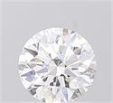 Del inventario de diamantes de laboratorio, 0.72 quilates, Redondo , Color D, claridad VVS2 y certificado IGI
