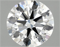 Lab Grown Diamond 1.50 Carats, Round with Ideal Cut, F Color, VS2 Clarity and Certified by IGI