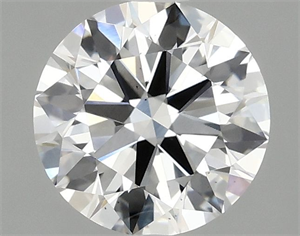 Picture of Lab Grown Diamond 1.50 Carats, Round with Ideal Cut, F Color, VS2 Clarity and Certified by IGI