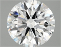 Lab Grown Diamond 2.57 Carats, Round with Ideal Cut, E Color, VVS2 Clarity and Certified by IGI
