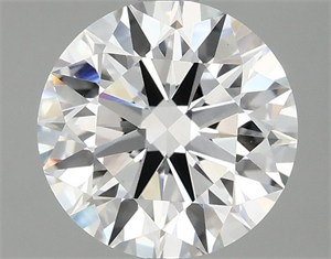 Picture of Lab Grown Diamond 2.57 Carats, Round with Ideal Cut, E Color, VVS2 Clarity and Certified by IGI