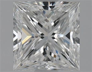 Foto Diamante Natural 1.01 quilates, Princesa , Color E, claridad VVS2 y certificado GIA de