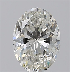 Picture of Natural Diamond 1.50 Carats, Oval with  Cut, H Color, SI2 Clarity and Certified by GIA