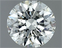 Natural Diamond 0.70 Carats, Round with Excellent Cut, H Color, SI2 Clarity and Certified by IGI