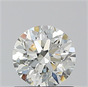 Natural Diamond 0.90 Carats, Round with Excellent Cut, H Color, VS2 Clarity and Certified by GIA