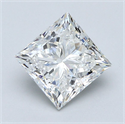 Diamante Natural 2.20 quilates, Princesa , Color G, claridad SI1 y certificado GIA