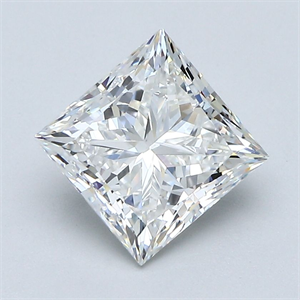 Foto Diamante Natural 2.20 quilates, Princesa , Color G, claridad SI1 y certificado GIA de