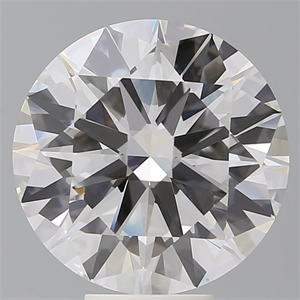 Picture of Lab Grown Diamond 7.57 Carats, Round with Excellent Cut, F Color, VVS2 Clarity and Certified by IGI