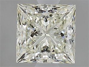 Picture of Natural Diamond 1.02 Carats, Princess with  Cut, J Color, VVS2 Clarity and Certified by IGI