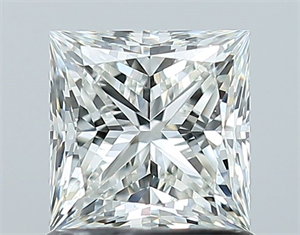 Picture of Natural Diamond 1.06 Carats, Princess with  Cut, H Color, VS1 Clarity and Certified by GIA