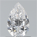 Diamante Natural 0.70 quilates, De pera , Color D, claridad VS1 y certificado GIA