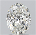 Natural Diamond 1.20 Carats, Oval with  Cut, G Color, VVS2 Clarity and Certified by GIA