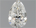 Diamante Natural 0.42 quilates, De pera , Color G, claridad VS2 y certificado GIA