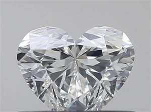 Picture of Natural Diamond 0.45 Carats, Heart with  Cut, I Color, VS1 Clarity and Certified by GIA
