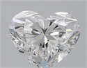 Natural Diamond 2.51 Carats, Heart with  Cut, D Color, VS2 Clarity and Certified by GIA