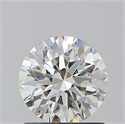 Natural Diamond 1.04 Carats, Round with Excellent Cut, I Color, SI1 Clarity and Certified by GIA