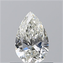 Diamante Natural 0.52 quilates, De pera , Color J, claridad VVS1 y certificado GIA