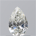 Diamante Natural 0.52 quilates, De pera , Color J, claridad VVS1 y certificado GIA
