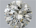 Natural Diamond 1.50 Carats, Round with Excellent Cut, M Color, SI2 Clarity and Certified by GIA