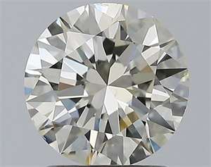 Picture of Natural Diamond 1.50 Carats, Round with Excellent Cut, M Color, SI2 Clarity and Certified by GIA