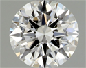 Diamante Natural 0.45 quilates, Redondo , Color E, claridad IF y certificado GIA