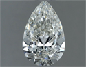Natural Diamond 0.60 Carats, Pear with  Cut, I Color, VS1 Clarity and Certified by GIA