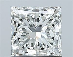 Picture of Natural Diamond 1.01 Carats, Princess with  Cut, I Color, VS1 Clarity and Certified by GIA
