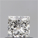 Natural Diamond 0.40 Carats, Princess with  Cut, G Color, VS2 Clarity and Certified by GIA