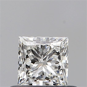 Picture of Natural Diamond 0.40 Carats, Princess with  Cut, G Color, VS2 Clarity and Certified by GIA