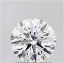 Lab Grown Diamond 0.86 Carats, Round with Ideal Cut, D Color, VVS1 Clarity and Certified by IGI