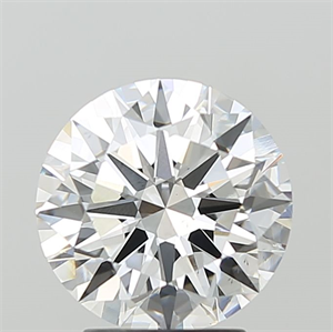 Picture of Lab Grown Diamond 3.02 Carats, Round with Excellent Cut, E Color, VS2 Clarity and Certified by IGI