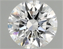 Lab Grown Diamond 1.05 Carats, Round with Ideal Cut, E Color, VS1 Clarity and Certified by IGI