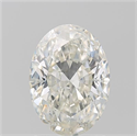 Natural Diamond 1.70 Carats, Oval with  Cut, J Color, SI2 Clarity and Certified by GIA
