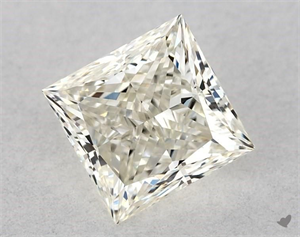 Picture of Natural Diamond 1.00 Carats, Princess with  Cut, L Color, VS1 Clarity and Certified by GIA