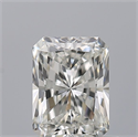 Natural Diamond 0.71 Carats, Radiant with  Cut, G Color, VVS1 Clarity and Certified by GIA