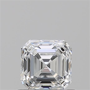Picture of Natural Diamond 0.74 Carats, Asscher with  Cut, E Color, VS1 Clarity and Certified by GIA