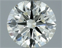Natural Diamond 0.51 Carats, Round with Excellent Cut, L Color, VS2 Clarity and Certified by GIA