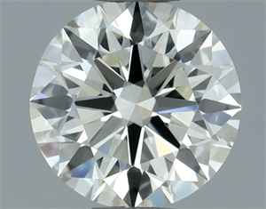 Picture of Natural Diamond 0.51 Carats, Round with Excellent Cut, L Color, VS2 Clarity and Certified by GIA