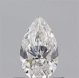 Picture of Natural Diamond 0.50 Carats, Pear with  Cut, F Color, SI1 Clarity and Certified by GIA