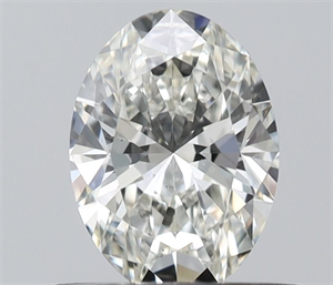 Picture of Natural Diamond 0.50 Carats, Oval with  Cut, H Color, VS1 Clarity and Certified by IGI