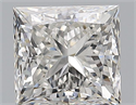 Natural Diamond 1.20 Carats, Princess with  Cut, G Color, VVS1 Clarity and Certified by GIA