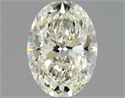 Natural Diamond 1.02 Carats, Oval with  Cut, J Color, VS2 Clarity and Certified by GIA