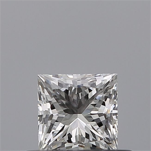 Picture of Natural Diamond 0.40 Carats, Princess with  Cut, E Color, VS1 Clarity and Certified by GIA