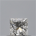 Natural Diamond 0.31 Carats, Princess with  Cut, F Color, VS1 Clarity and Certified by GIA