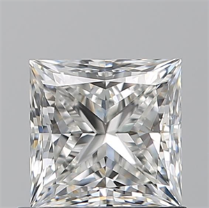 Picture of Natural Diamond 0.94 Carats, Princess with  Cut, G Color, VS1 Clarity and Certified by GIA
