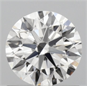 Natural Diamond 0.90 Carats, Round with Excellent Cut, I Color, VVS2 Clarity and Certified by GIA