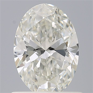 Picture of Natural Diamond 0.71 Carats, Oval with  Cut, G Color, IF Clarity and Certified by IGI